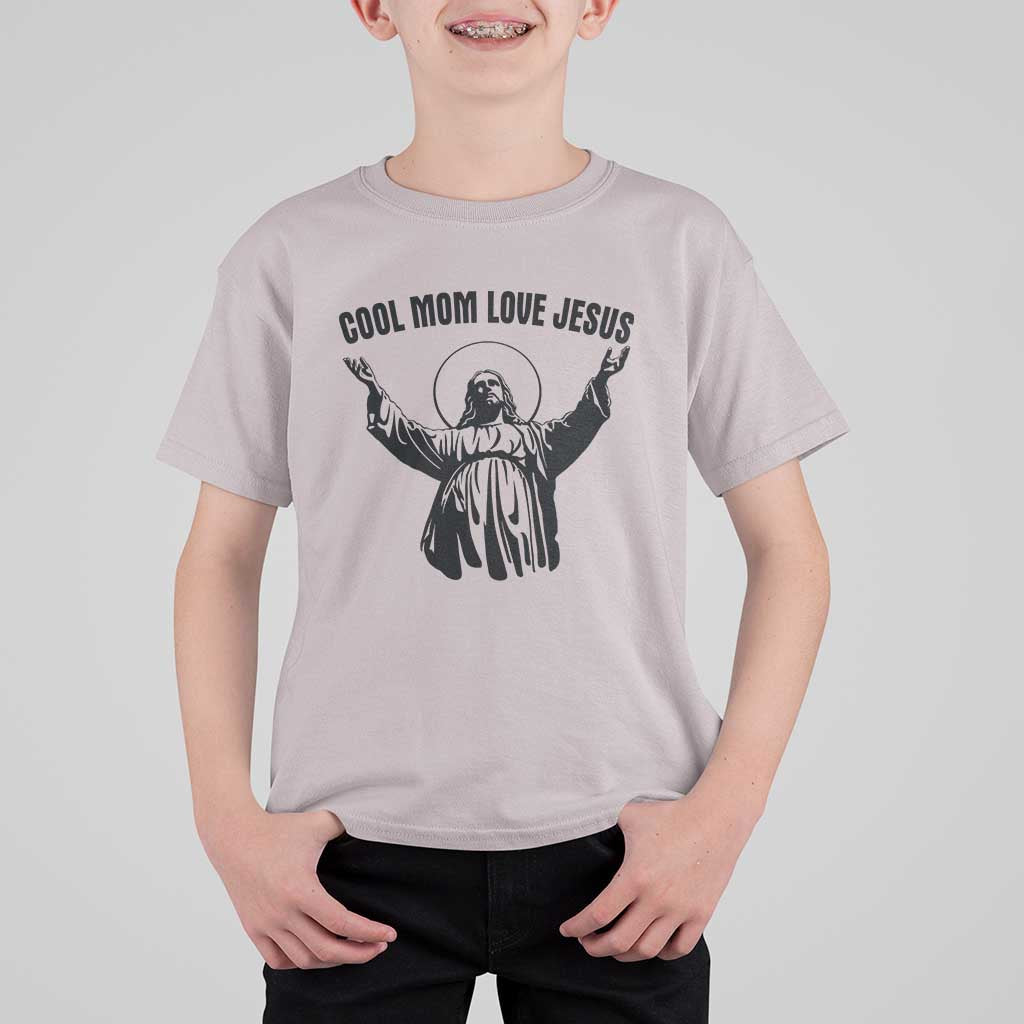 Christian Mom Faith T Shirt For Kid Cool Mom Love Jesus - Wonder Print Shop