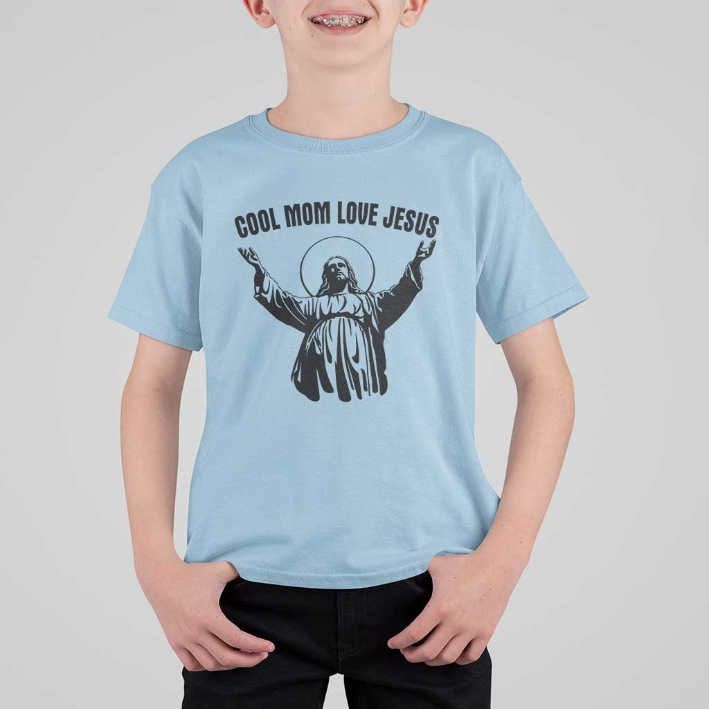 Christian Mom Faith T Shirt For Kid Cool Mom Love Jesus - Wonder Print Shop