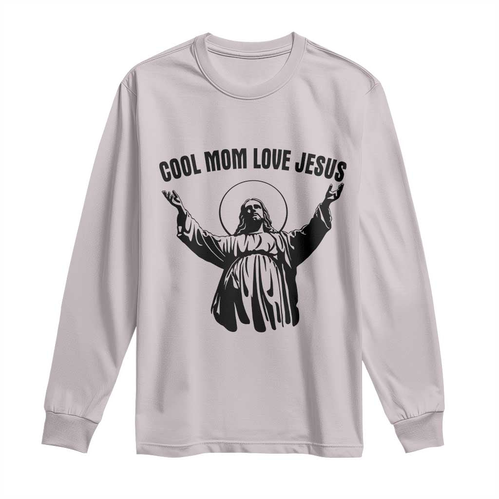 Christian Mom Faith Long Sleeve Shirt Cool Mom Love Jesus - Wonder Print Shop
