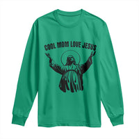 Christian Mom Faith Long Sleeve Shirt Cool Mom Love Jesus - Wonder Print Shop