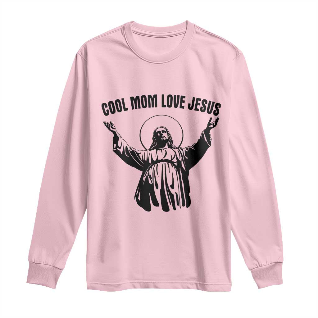 Christian Mom Faith Long Sleeve Shirt Cool Mom Love Jesus - Wonder Print Shop