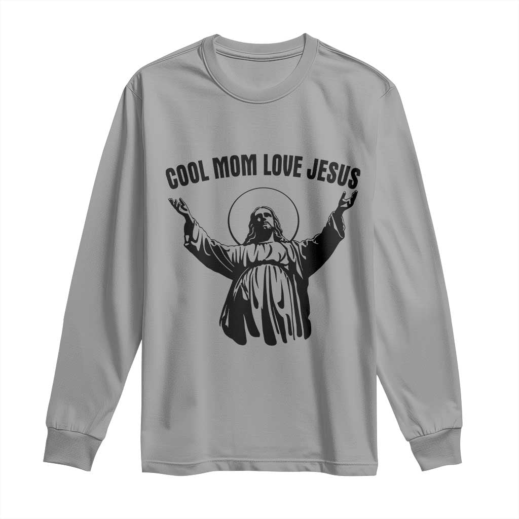 Christian Mom Faith Long Sleeve Shirt Cool Mom Love Jesus - Wonder Print Shop