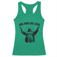 Christian Mom Faith Racerback Tank Top Cool Mom Love Jesus - Wonder Print Shop