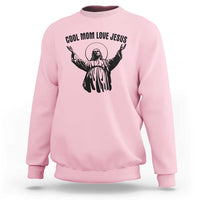 Christian Mom Faith Sweatshirt Cool Mom Love Jesus - Wonder Print Shop