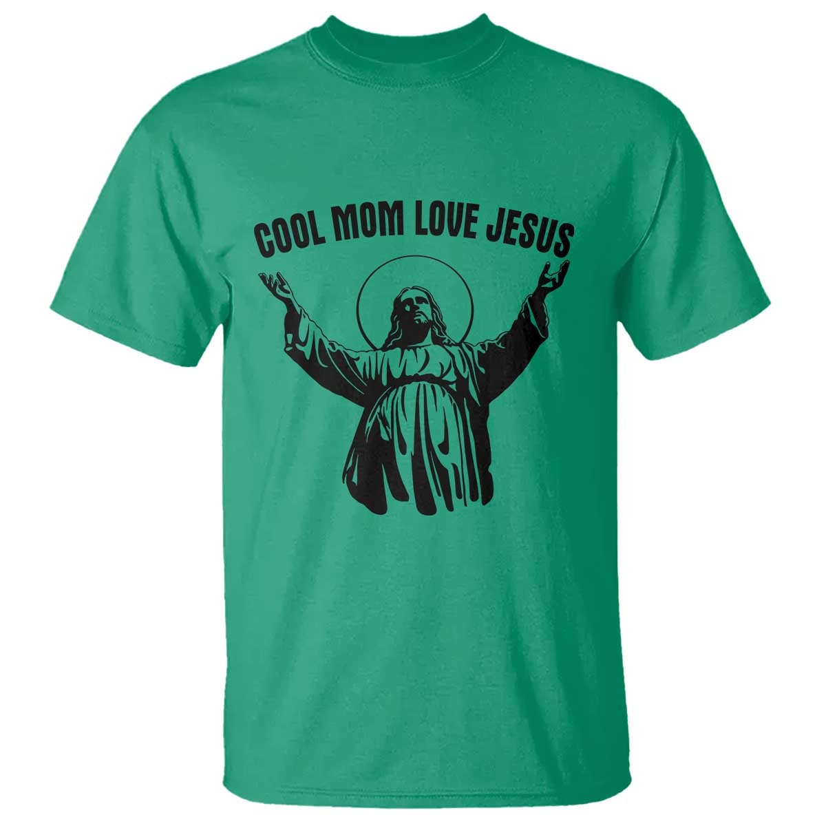 Christian Mom Faith T Shirt Cool Mom Love Jesus - Wonder Print Shop
