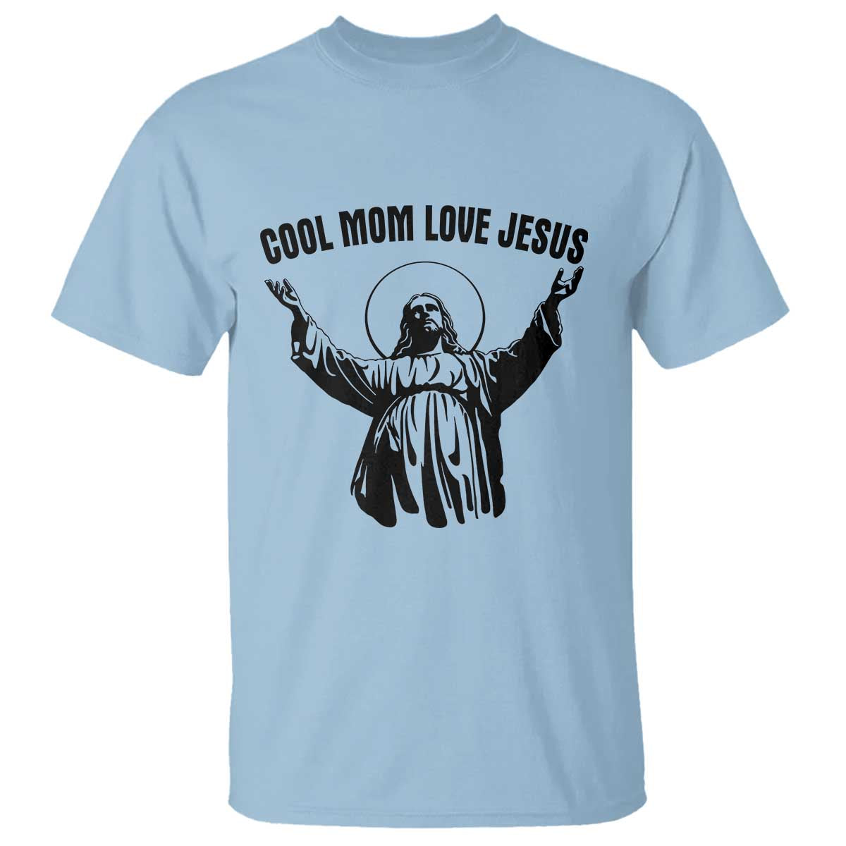 Christian Mom Faith T Shirt Cool Mom Love Jesus - Wonder Print Shop