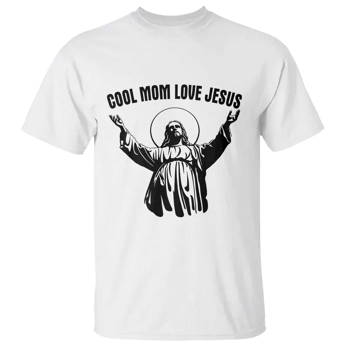 Christian Mom Faith T Shirt Cool Mom Love Jesus - Wonder Print Shop