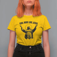 Christian Mom Faith T Shirt For Women Cool Mom Love Jesus - Wonder Print Shop