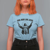 Christian Mom Faith T Shirt For Women Cool Mom Love Jesus - Wonder Print Shop