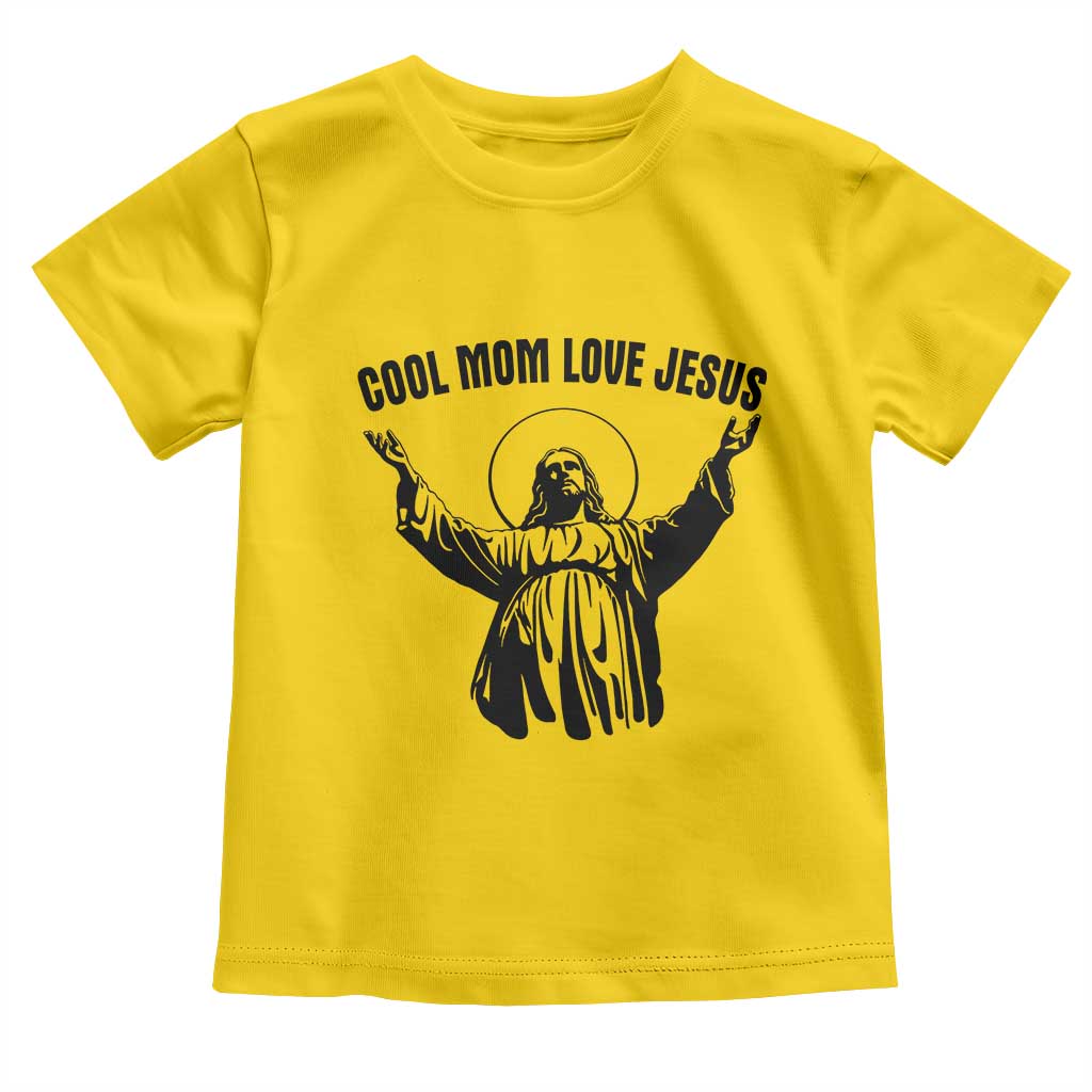 Christian Mom Faith Toddler T Shirt Cool Mom Love Jesus - Wonder Print Shop