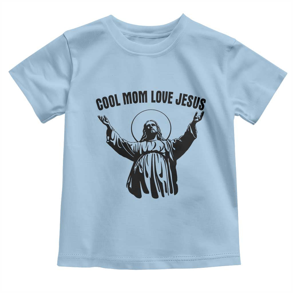 Christian Mom Faith Toddler T Shirt Cool Mom Love Jesus - Wonder Print Shop