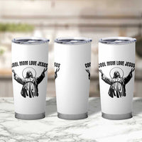 Christian Mom Faith Tumbler Cup Cool Mom Love Jesus - Wonder Print Shop