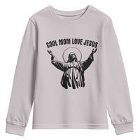 Christian Mom Faith Youth Sweatshirt Cool Mom Love Jesus - Wonder Print Shop