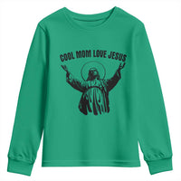 Christian Mom Faith Youth Sweatshirt Cool Mom Love Jesus - Wonder Print Shop