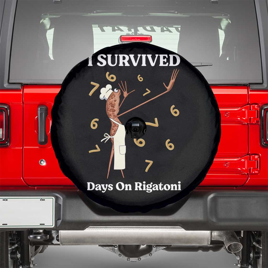 Marcus The Worm Meme Spare Tire Cover I Survived 67 Days On Rigatoni - Wonder Print Shop