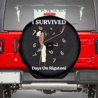 Marcus The Worm Meme Spare Tire Cover I Survived 67 Days On Rigatoni - Wonder Print Shop