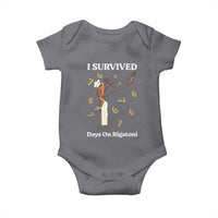 Marcus The Worm Meme Baby Onesie I Survived 67 Days On Rigatoni - Wonder Print Shop