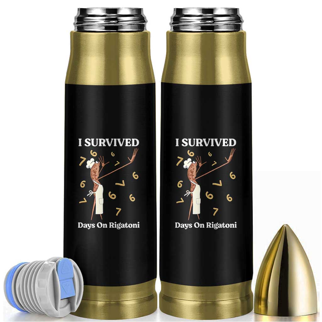 Marcus The Worm Meme Bullet Tumbler I Survived 67 Days On Rigatoni - Wonder Print Shop
