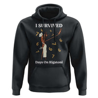 Marcus The Worm Meme Hoodie I Survived 67 Days On Rigatoni - Wonder Print Shop