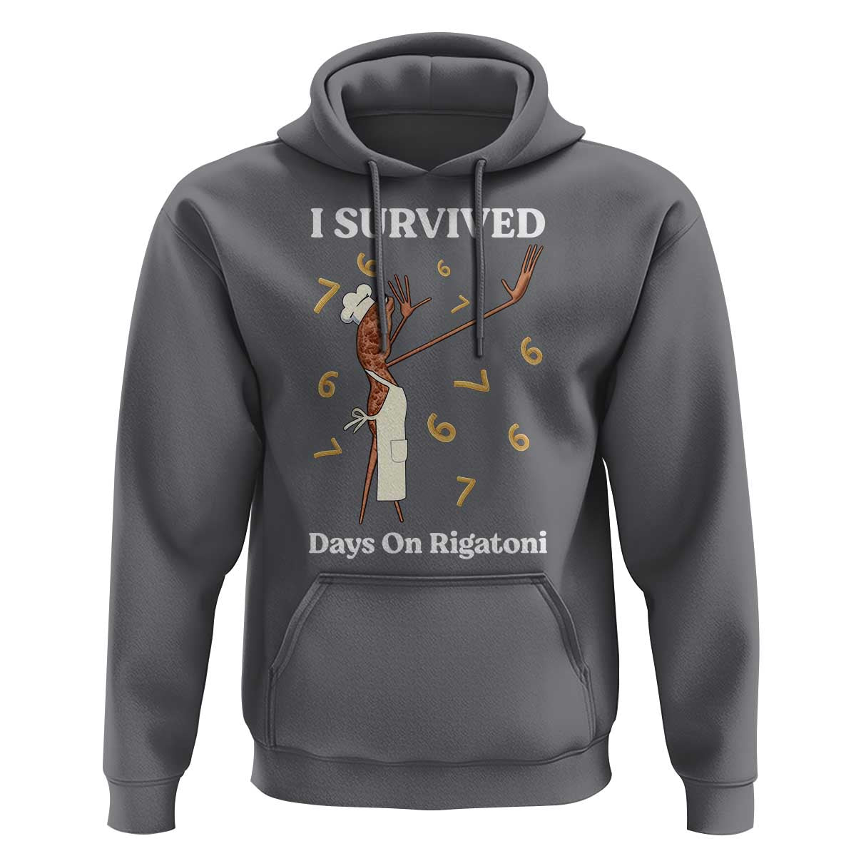 Marcus The Worm Meme Hoodie I Survived 67 Days On Rigatoni - Wonder Print Shop