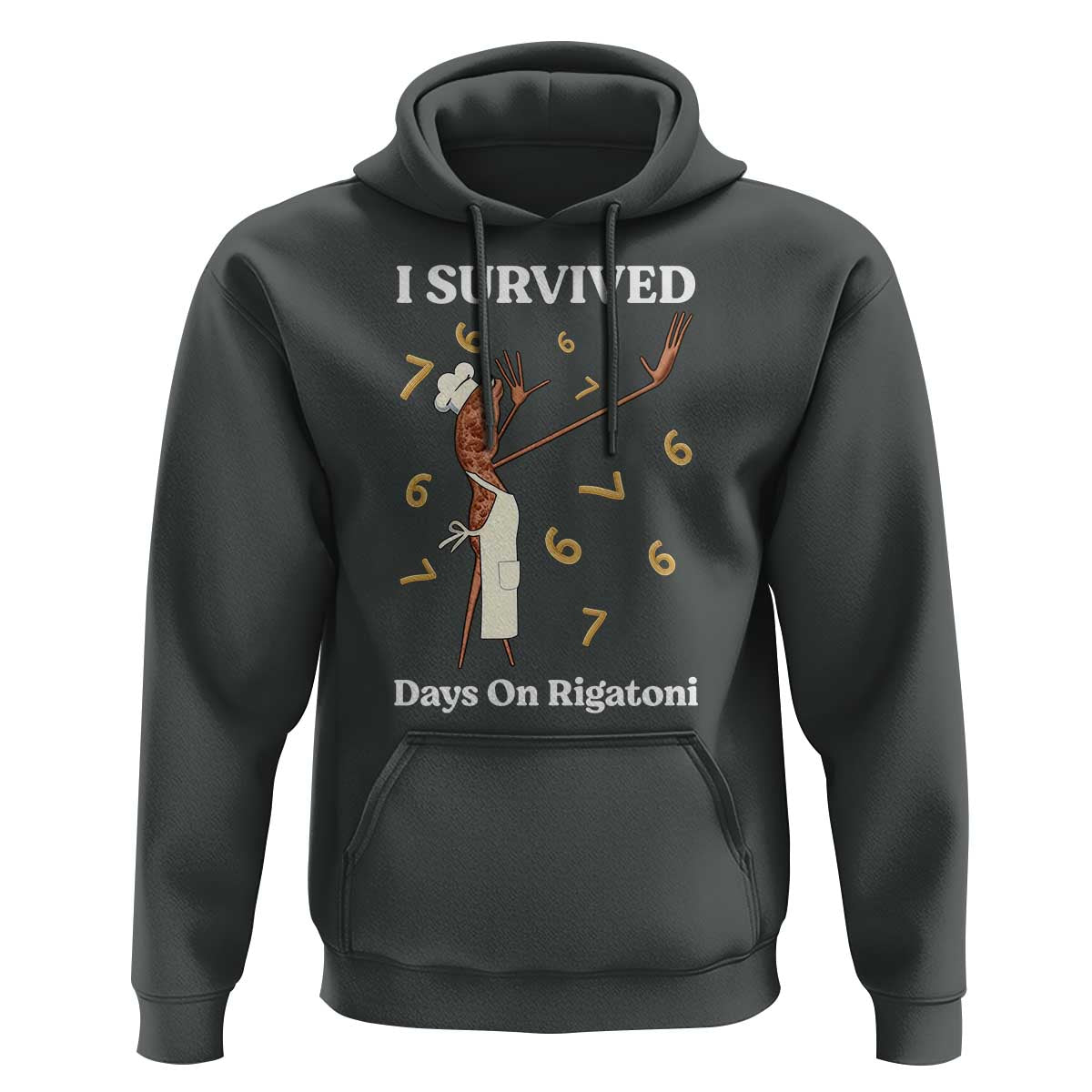 Marcus The Worm Meme Hoodie I Survived 67 Days On Rigatoni - Wonder Print Shop