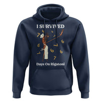 Marcus The Worm Meme Hoodie I Survived 67 Days On Rigatoni - Wonder Print Shop
