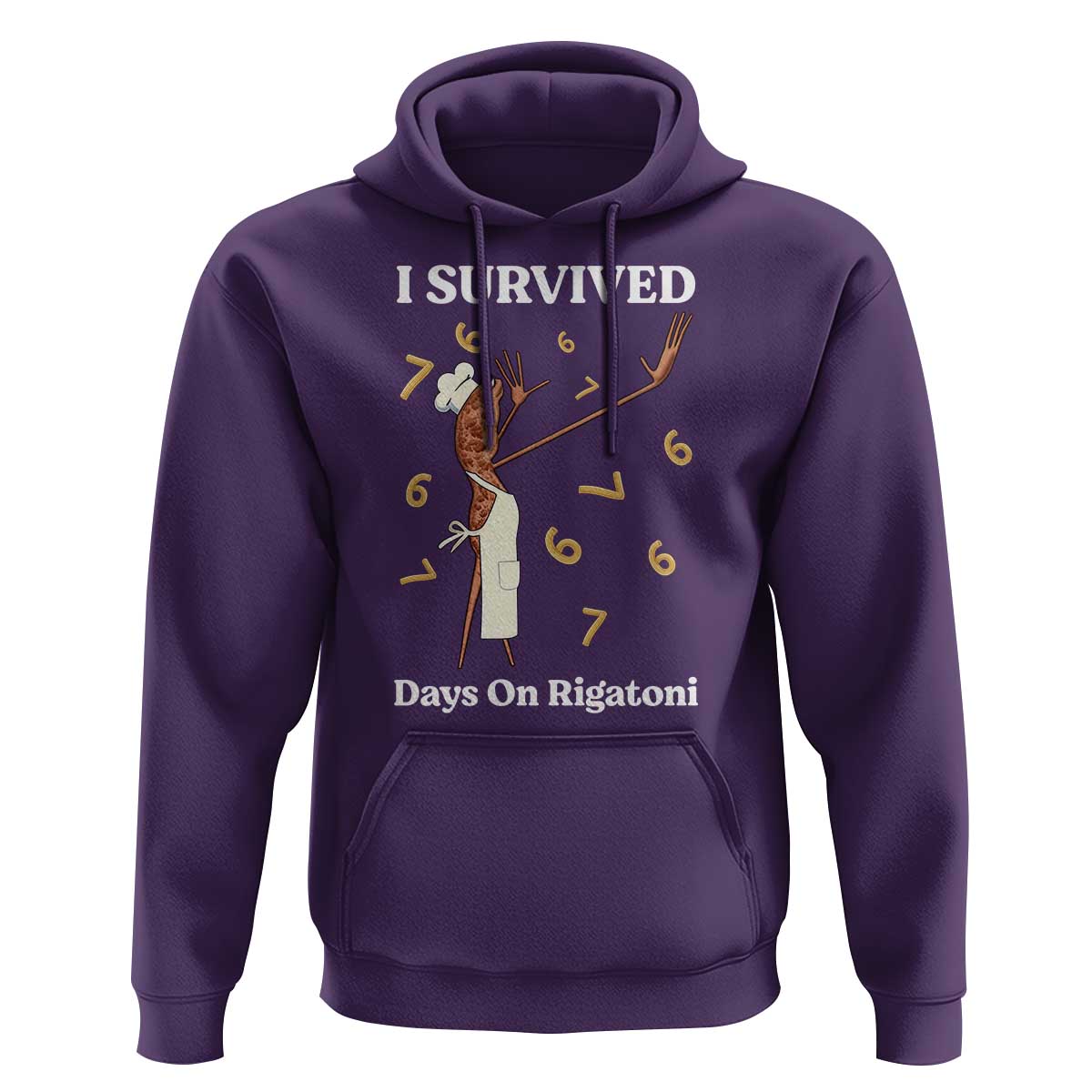 Marcus The Worm Meme Hoodie I Survived 67 Days On Rigatoni - Wonder Print Shop