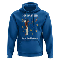 Marcus The Worm Meme Hoodie I Survived 67 Days On Rigatoni - Wonder Print Shop