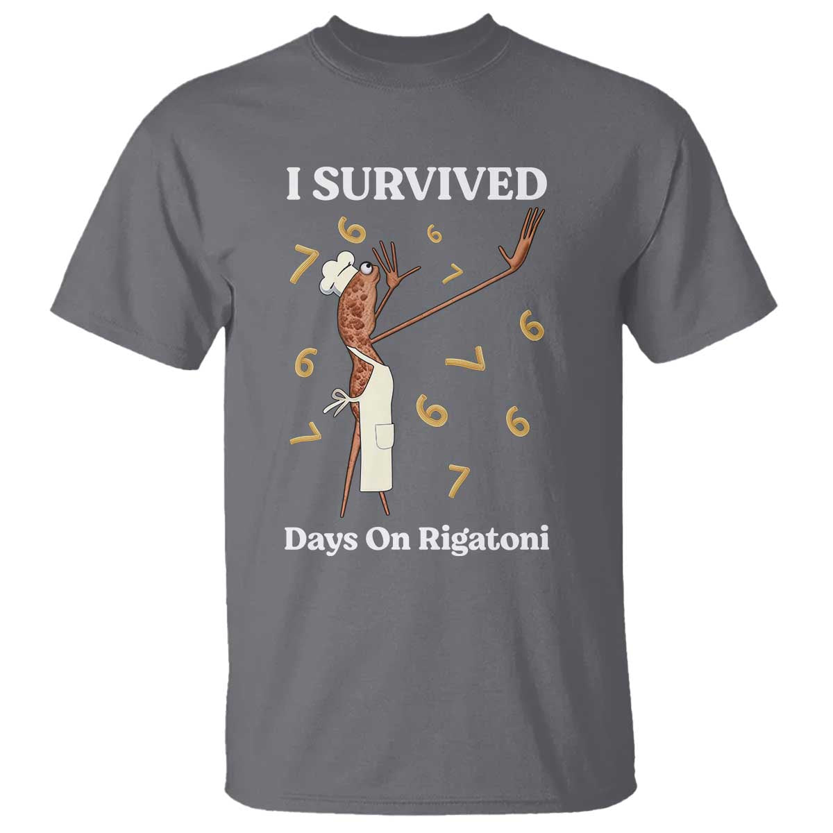 Marcus The Worm Meme T Shirt I Survived 67 Days On Rigatoni - Wonder Print Shop