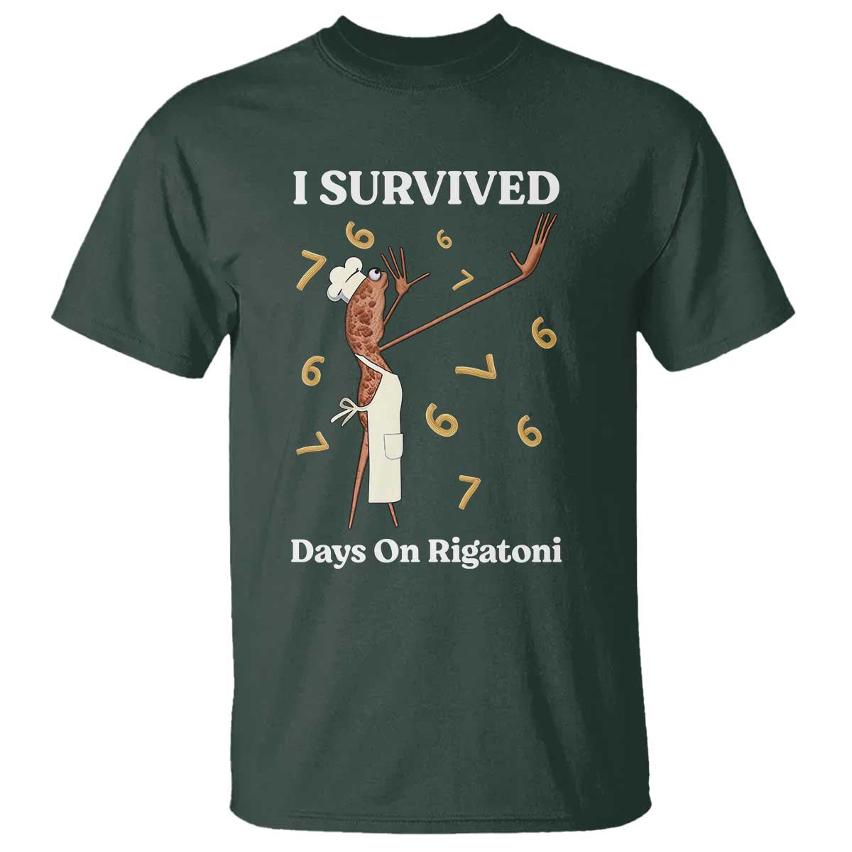 Marcus The Worm Meme T Shirt I Survived 67 Days On Rigatoni - Wonder Print Shop