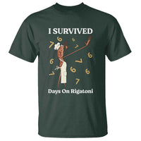 Marcus The Worm Meme T Shirt I Survived 67 Days On Rigatoni - Wonder Print Shop