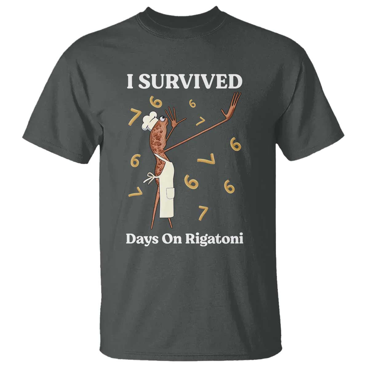 Marcus The Worm Meme T Shirt I Survived 67 Days On Rigatoni - Wonder Print Shop