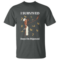 Marcus The Worm Meme T Shirt I Survived 67 Days On Rigatoni - Wonder Print Shop