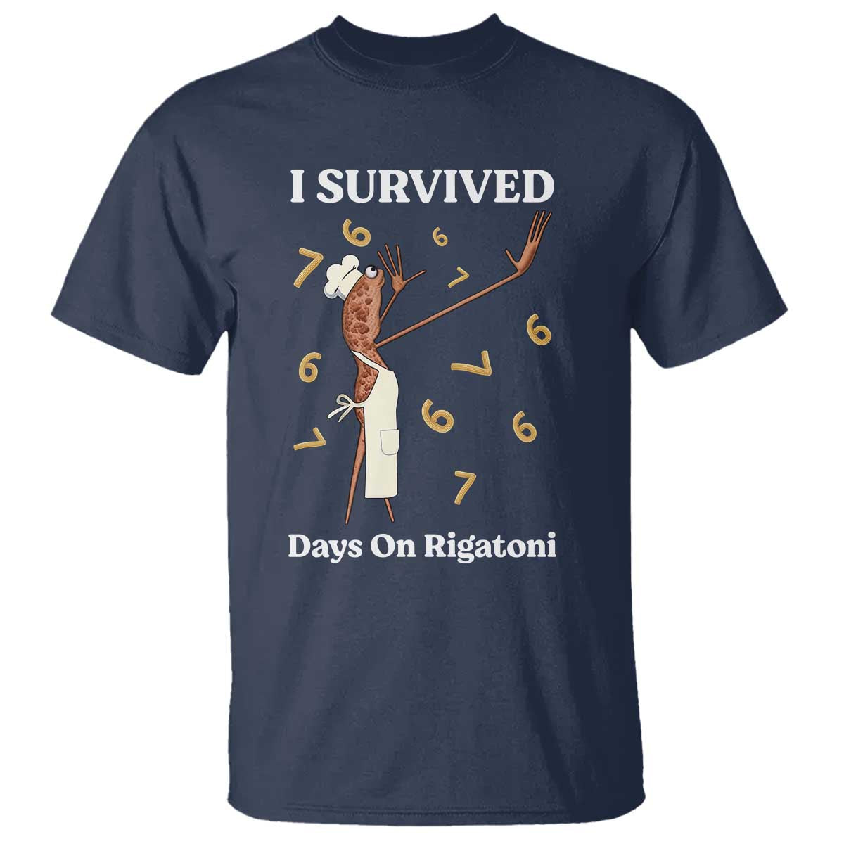 Marcus The Worm Meme T Shirt I Survived 67 Days On Rigatoni - Wonder Print Shop
