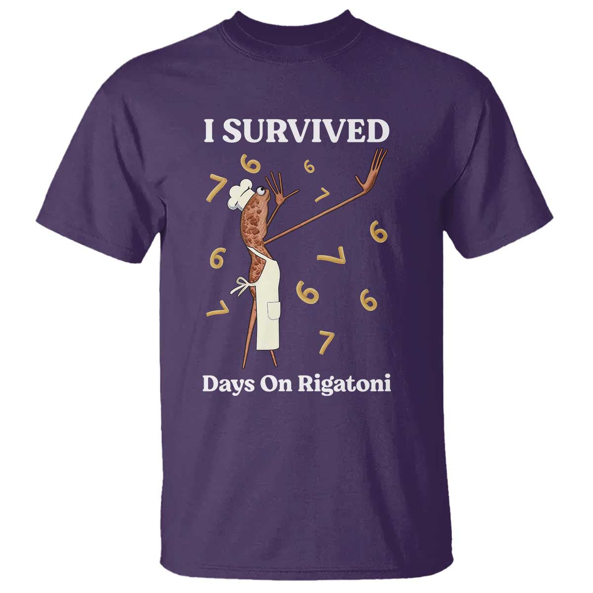 Marcus The Worm Meme T Shirt I Survived 67 Days On Rigatoni - Wonder Print Shop