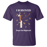 Marcus The Worm Meme T Shirt I Survived 67 Days On Rigatoni - Wonder Print Shop