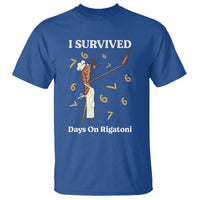Marcus The Worm Meme T Shirt I Survived 67 Days On Rigatoni - Wonder Print Shop