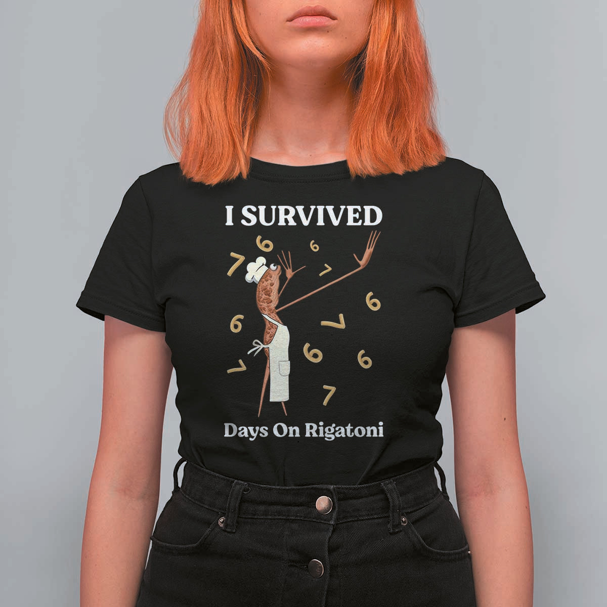Marcus The Worm Meme T Shirt For Women I Survived 67 Days On Rigatoni - Wonder Print Shop