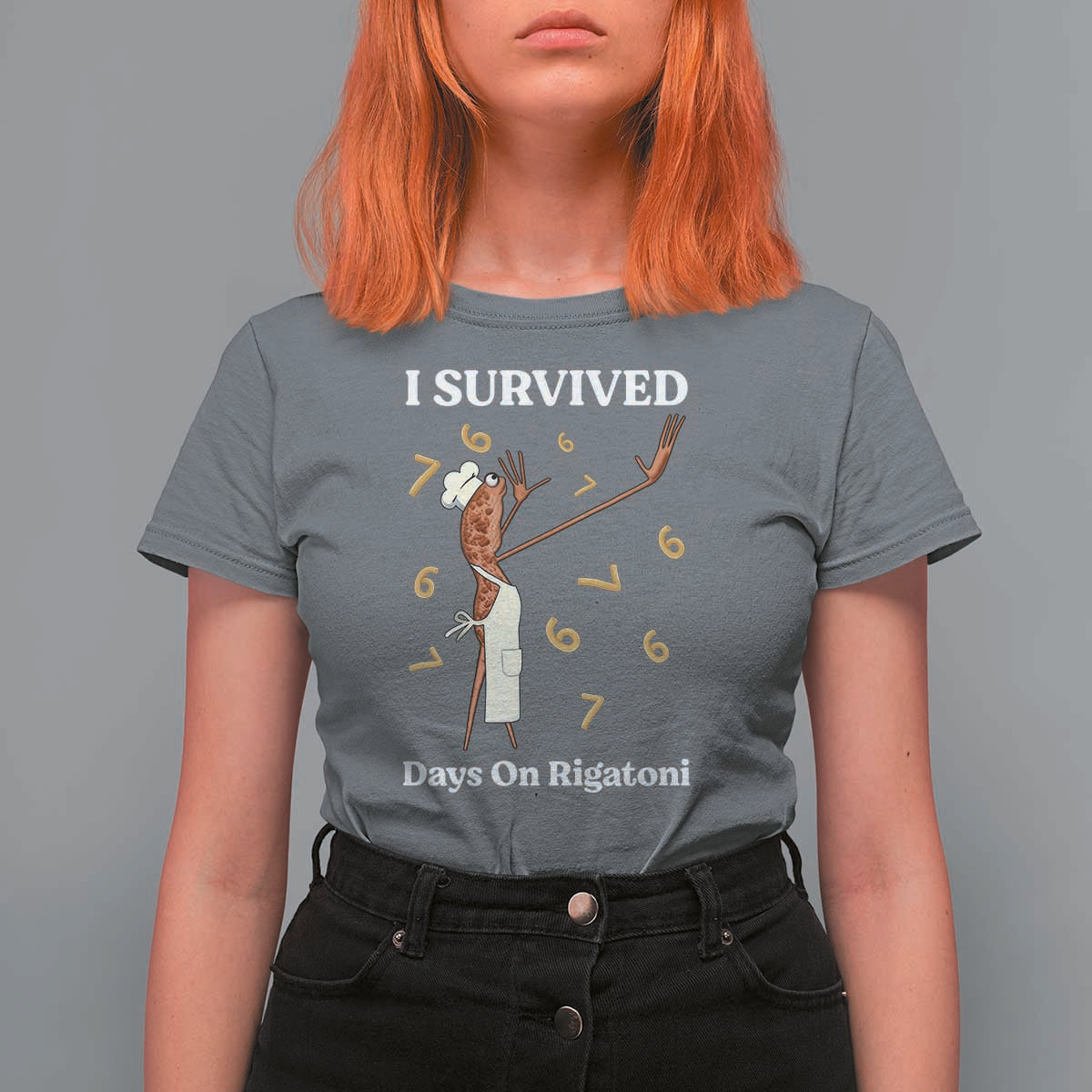 Marcus The Worm Meme T Shirt For Women I Survived 67 Days On Rigatoni - Wonder Print Shop