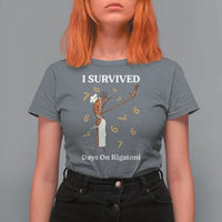 Marcus The Worm Meme T Shirt For Women I Survived 67 Days On Rigatoni - Wonder Print Shop