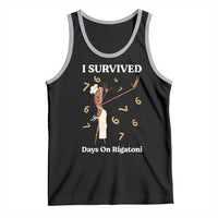 Marcus The Worm Meme Tank Top I Survived 67 Days On Rigatoni - Wonder Print Shop