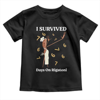 Marcus The Worm Meme Toddler T Shirt I Survived 67 Days On Rigatoni - Wonder Print Shop