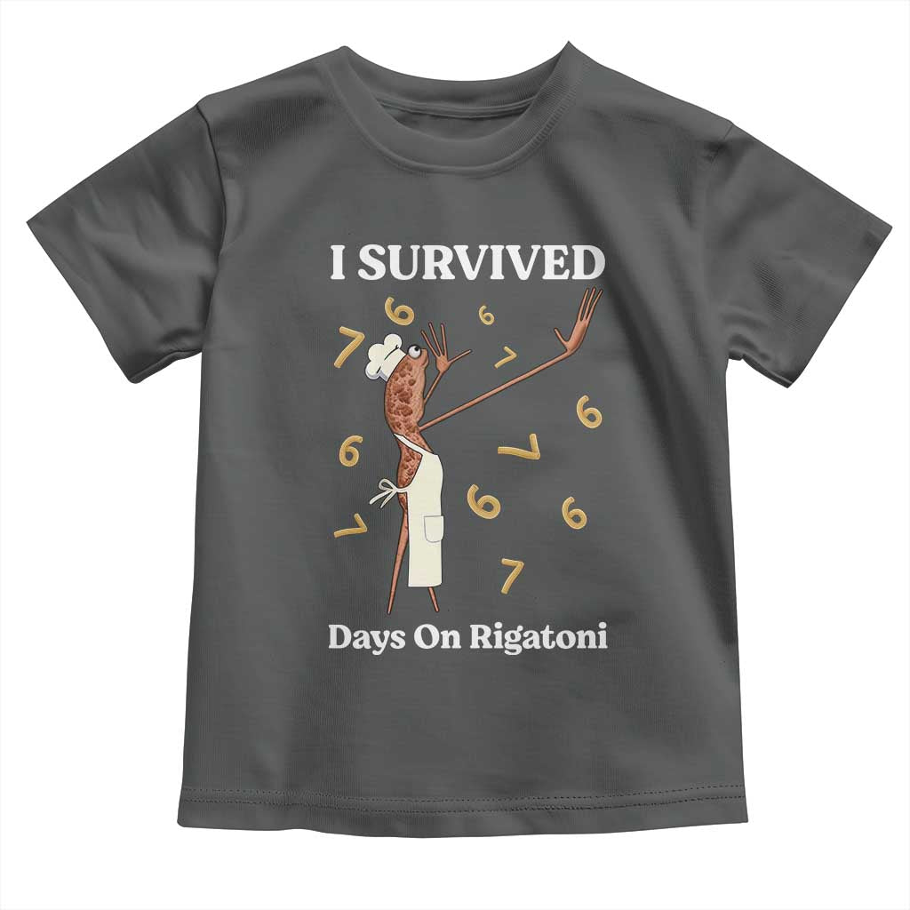 Marcus The Worm Meme Toddler T Shirt I Survived 67 Days On Rigatoni - Wonder Print Shop