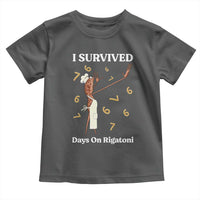 Marcus The Worm Meme Toddler T Shirt I Survived 67 Days On Rigatoni - Wonder Print Shop