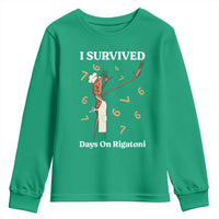 Marcus The Worm Meme Youth Sweatshirt I Survived 67 Days On Rigatoni - Wonder Print Shop