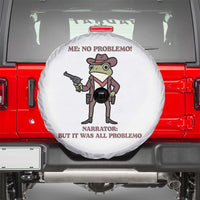 Cowboy Frog Meme Spare Tire Cover Funny Me No Problemo Narrator - Wonder Print Shop