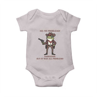 Cowboy Frog Meme Baby Onesie Funny Me No Problemo Narrator - Wonder Print Shop