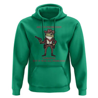 Cowboy Frog Meme Hoodie Funny Me No Problemo Narrator - Wonder Print Shop