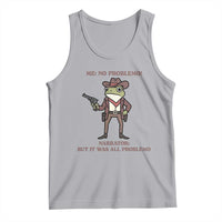 Cowboy Frog Meme Tank Top Funny Me No Problemo Narrator - Wonder Print Shop