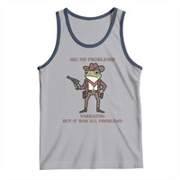 Cowboy Frog Meme Tank Top Funny Me No Problemo Narrator - Wonder Print Shop
